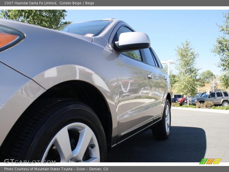 Golden Beige / Beige 2007 Hyundai Santa Fe Limited