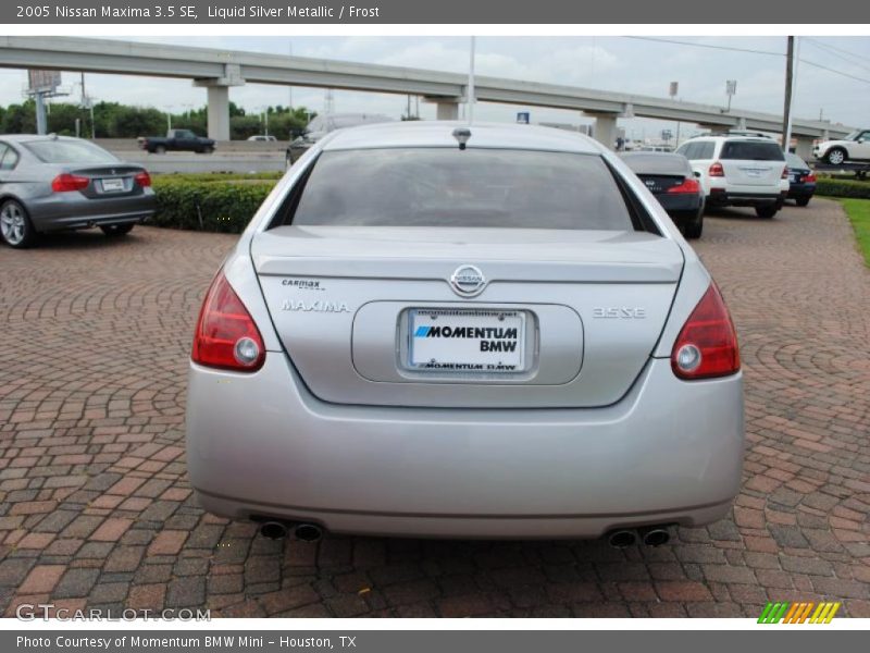 Liquid Silver Metallic / Frost 2005 Nissan Maxima 3.5 SE