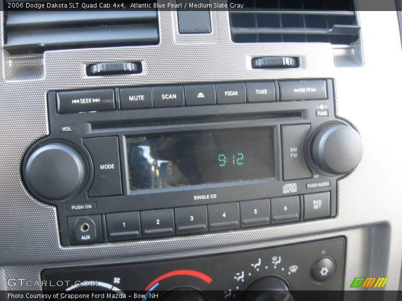Atlantic Blue Pearl / Medium Slate Gray 2006 Dodge Dakota SLT Quad Cab 4x4
