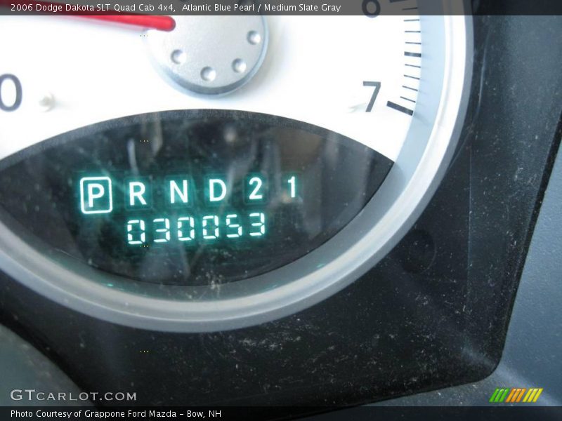 Atlantic Blue Pearl / Medium Slate Gray 2006 Dodge Dakota SLT Quad Cab 4x4