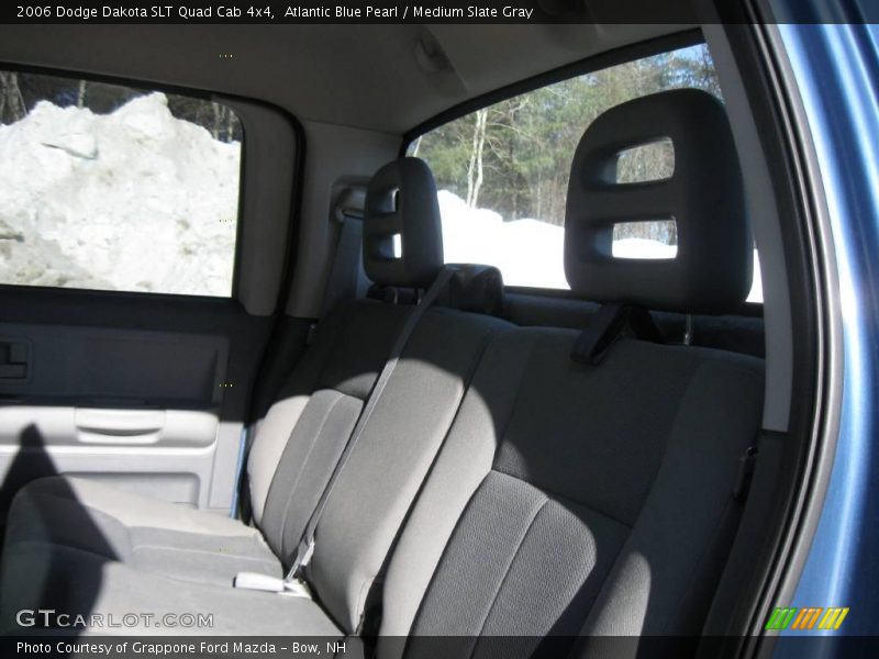 Atlantic Blue Pearl / Medium Slate Gray 2006 Dodge Dakota SLT Quad Cab 4x4