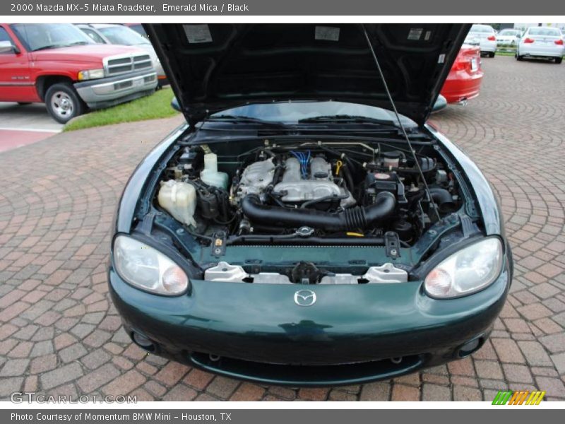 Emerald Mica / Black 2000 Mazda MX-5 Miata Roadster