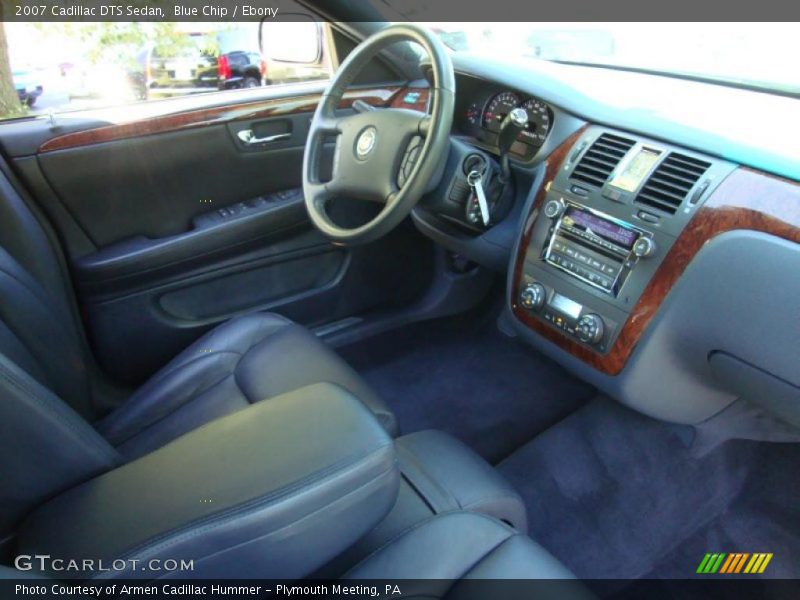 Blue Chip / Ebony 2007 Cadillac DTS Sedan