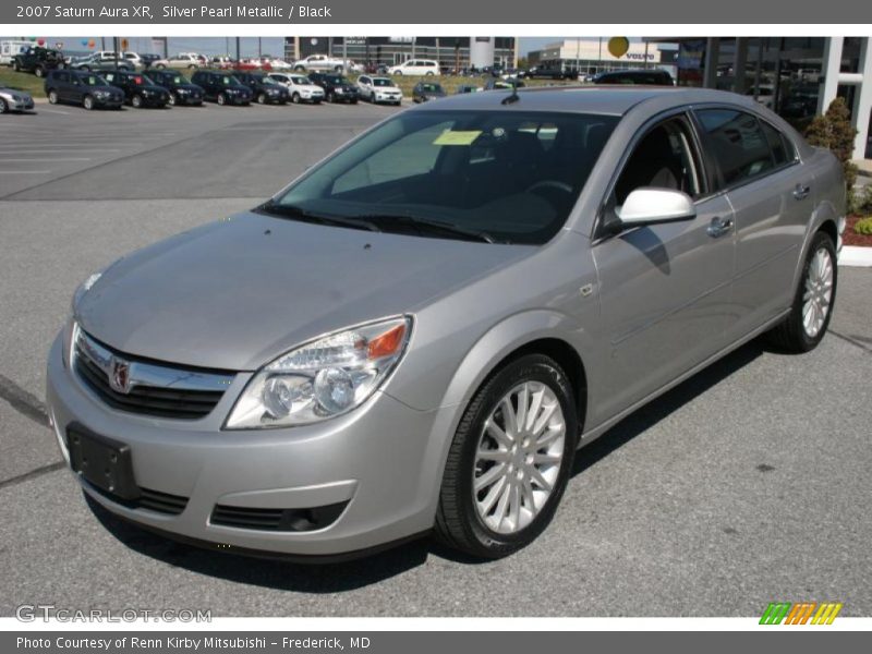 Silver Pearl Metallic / Black 2007 Saturn Aura XR