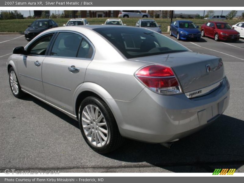 Silver Pearl Metallic / Black 2007 Saturn Aura XR