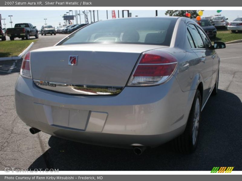 Silver Pearl Metallic / Black 2007 Saturn Aura XR