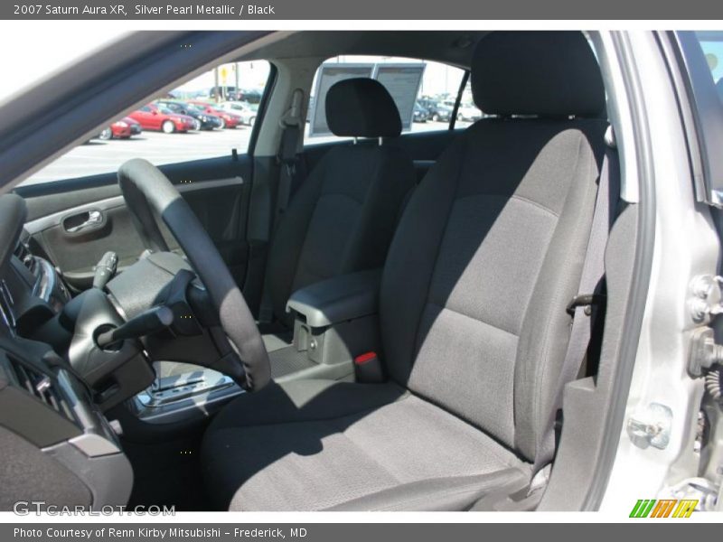 Silver Pearl Metallic / Black 2007 Saturn Aura XR