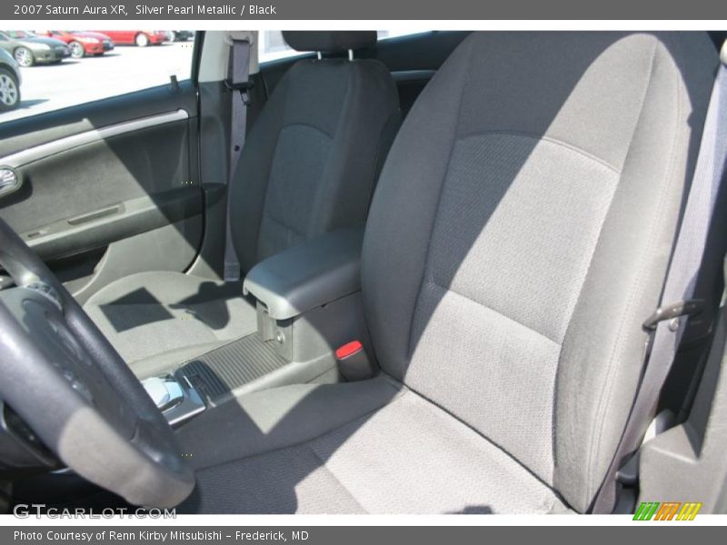 Silver Pearl Metallic / Black 2007 Saturn Aura XR