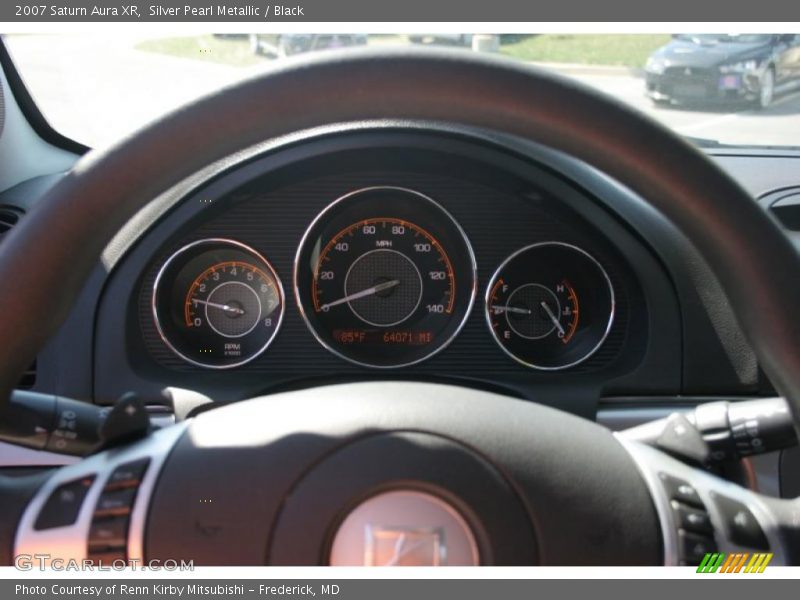Silver Pearl Metallic / Black 2007 Saturn Aura XR