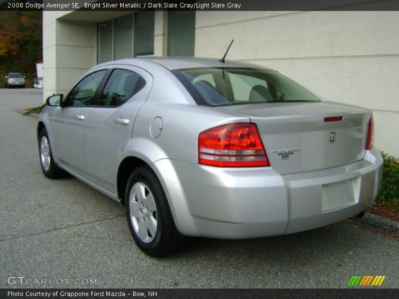Bright Silver Metallic / Dark Slate Gray/Light Slate Gray 2008 Dodge Avenger SE