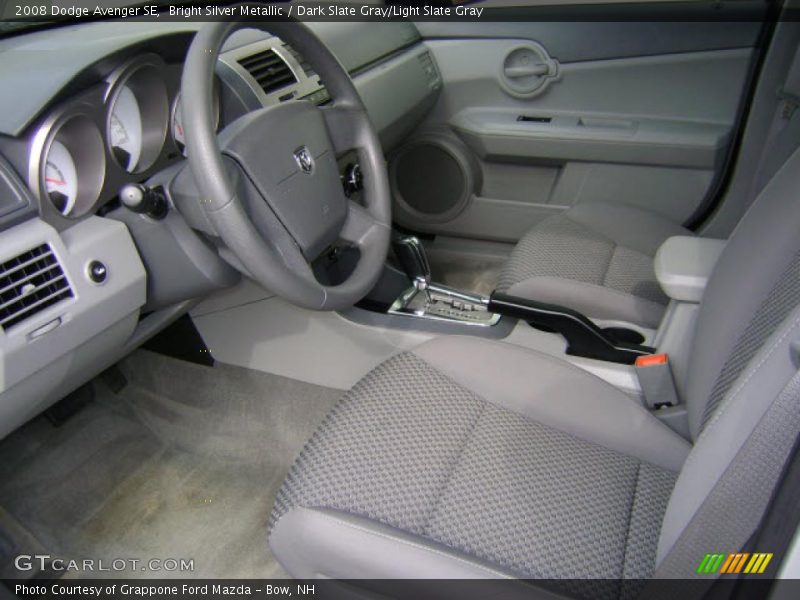 Bright Silver Metallic / Dark Slate Gray/Light Slate Gray 2008 Dodge Avenger SE