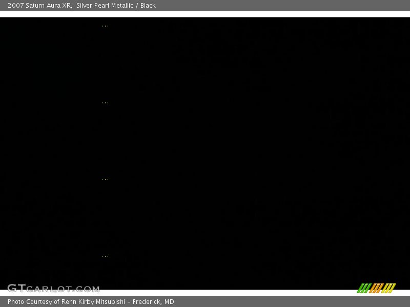 Silver Pearl Metallic / Black 2007 Saturn Aura XR