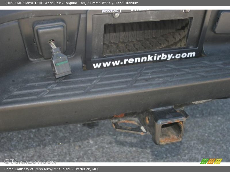 Summit White / Dark Titanium 2009 GMC Sierra 1500 Work Truck Regular Cab
