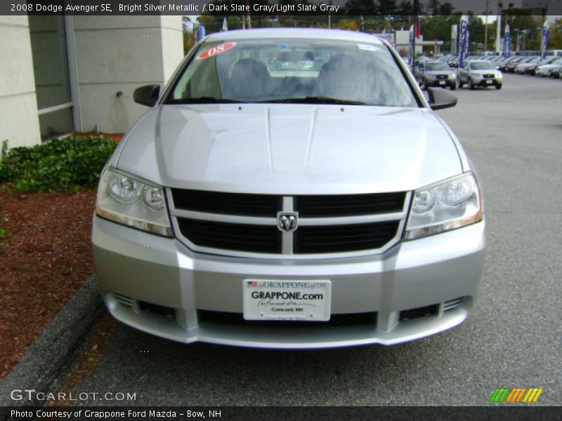 Bright Silver Metallic / Dark Slate Gray/Light Slate Gray 2008 Dodge Avenger SE