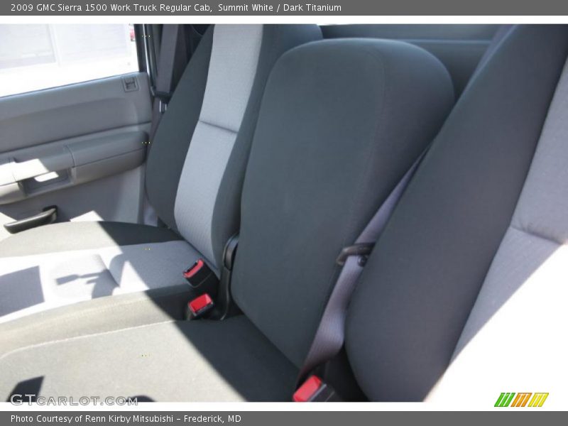 Summit White / Dark Titanium 2009 GMC Sierra 1500 Work Truck Regular Cab