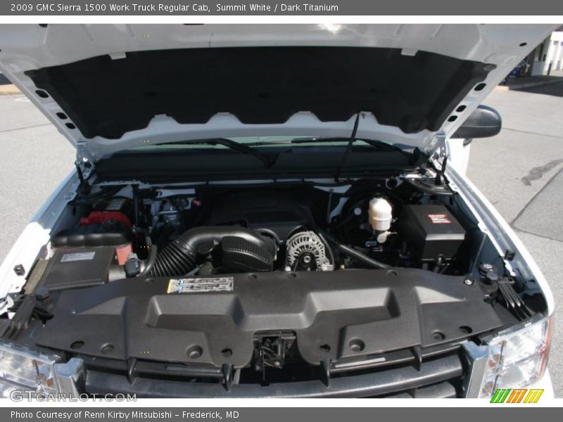 Summit White / Dark Titanium 2009 GMC Sierra 1500 Work Truck Regular Cab