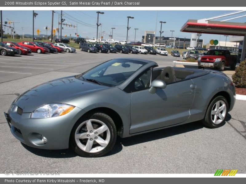 Satin Meisai Gray Pearl / Dark Charcoal 2008 Mitsubishi Eclipse Spyder GS