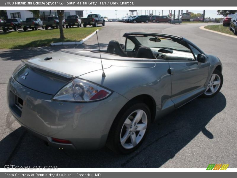 Satin Meisai Gray Pearl / Dark Charcoal 2008 Mitsubishi Eclipse Spyder GS