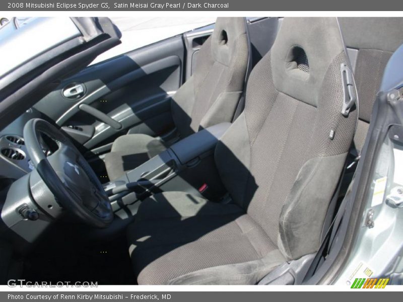 Satin Meisai Gray Pearl / Dark Charcoal 2008 Mitsubishi Eclipse Spyder GS