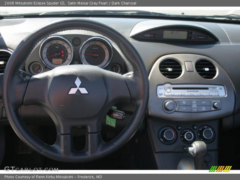 Satin Meisai Gray Pearl / Dark Charcoal 2008 Mitsubishi Eclipse Spyder GS