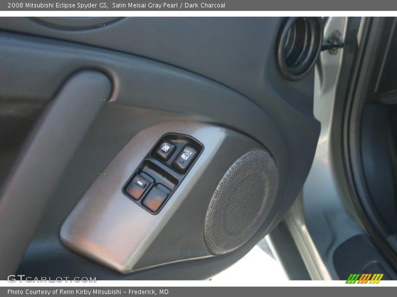 Satin Meisai Gray Pearl / Dark Charcoal 2008 Mitsubishi Eclipse Spyder GS