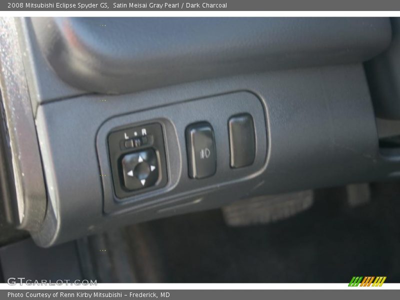 Satin Meisai Gray Pearl / Dark Charcoal 2008 Mitsubishi Eclipse Spyder GS