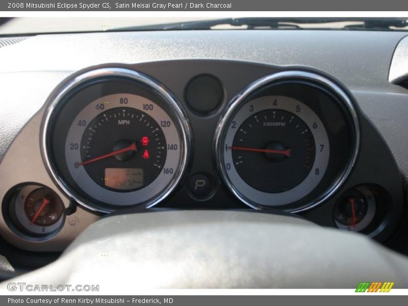 Satin Meisai Gray Pearl / Dark Charcoal 2008 Mitsubishi Eclipse Spyder GS