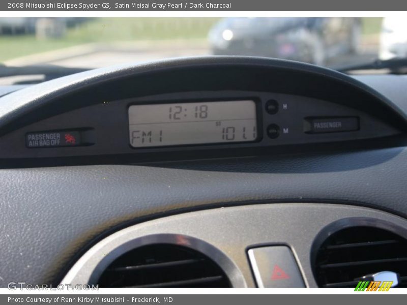 Satin Meisai Gray Pearl / Dark Charcoal 2008 Mitsubishi Eclipse Spyder GS