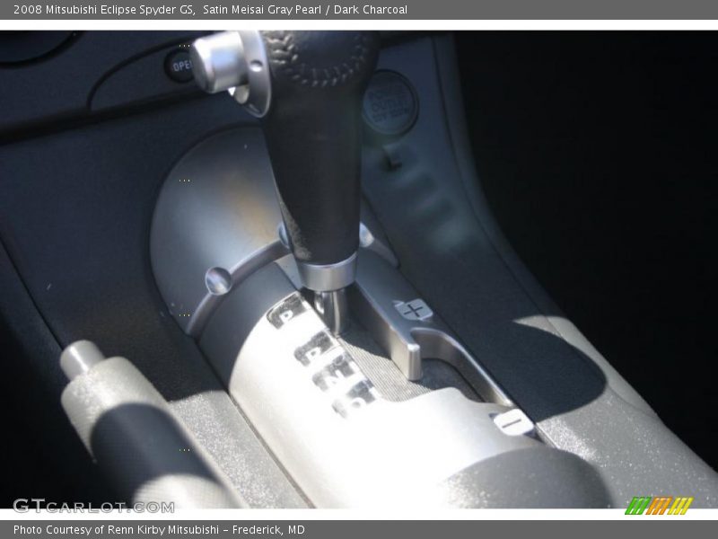 Satin Meisai Gray Pearl / Dark Charcoal 2008 Mitsubishi Eclipse Spyder GS