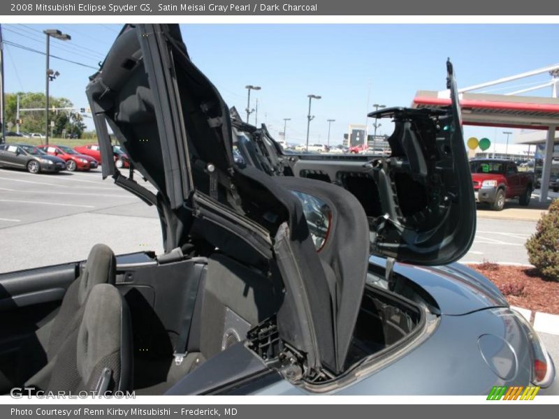 Satin Meisai Gray Pearl / Dark Charcoal 2008 Mitsubishi Eclipse Spyder GS