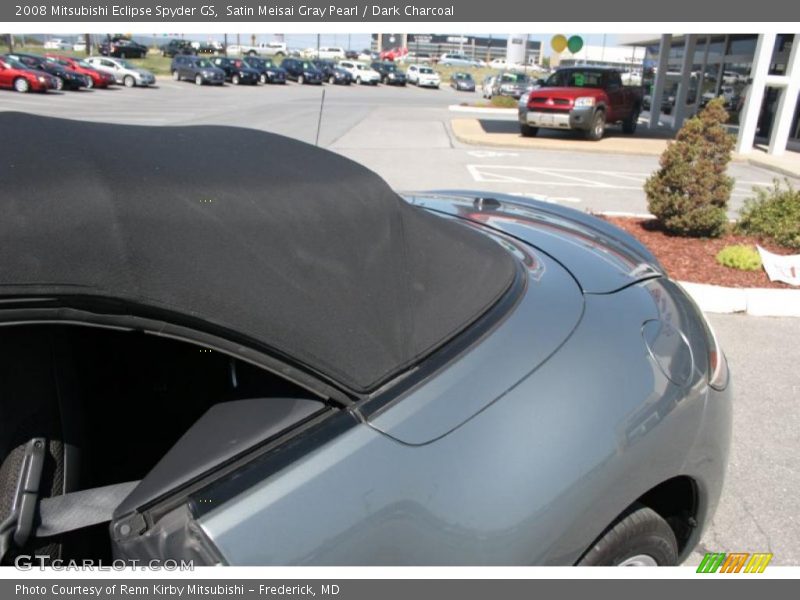 Satin Meisai Gray Pearl / Dark Charcoal 2008 Mitsubishi Eclipse Spyder GS