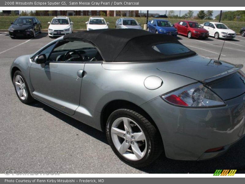 Satin Meisai Gray Pearl / Dark Charcoal 2008 Mitsubishi Eclipse Spyder GS