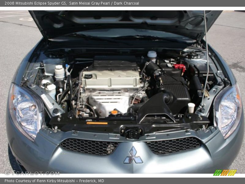 Satin Meisai Gray Pearl / Dark Charcoal 2008 Mitsubishi Eclipse Spyder GS