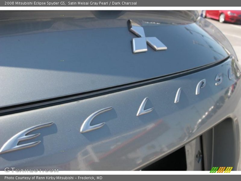 Satin Meisai Gray Pearl / Dark Charcoal 2008 Mitsubishi Eclipse Spyder GS