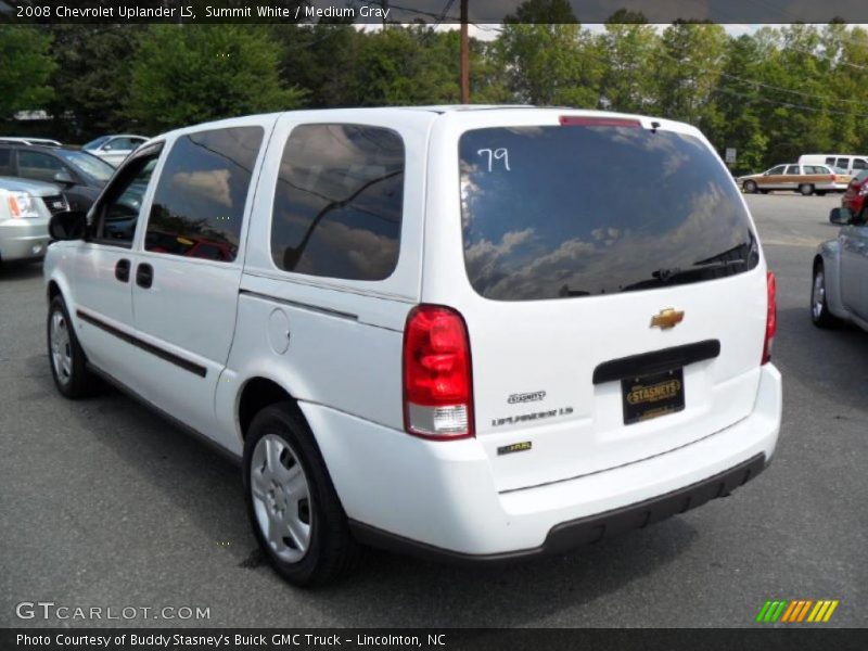 Summit White / Medium Gray 2008 Chevrolet Uplander LS