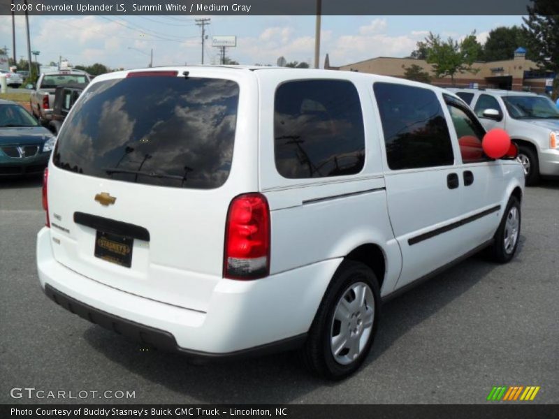 Summit White / Medium Gray 2008 Chevrolet Uplander LS
