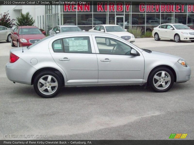 Silver Ice Metallic / Gray 2010 Chevrolet Cobalt LT Sedan