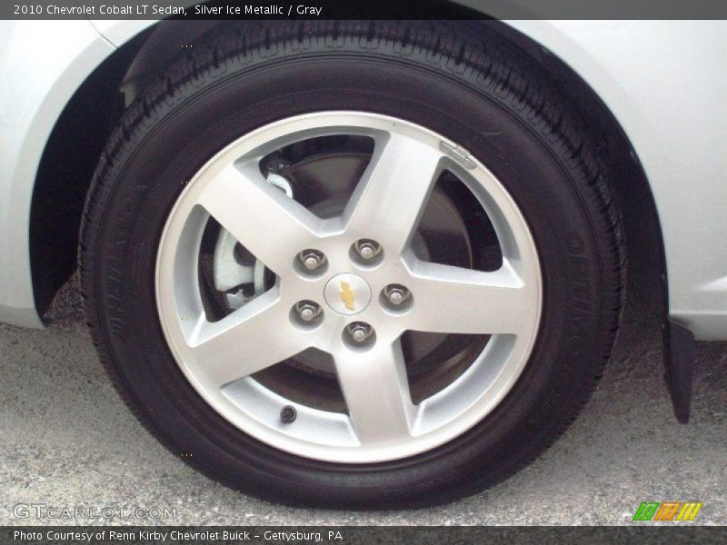 Silver Ice Metallic / Gray 2010 Chevrolet Cobalt LT Sedan