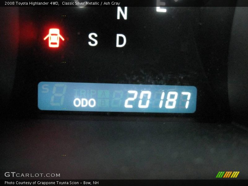 Classic Silver Metallic / Ash Gray 2008 Toyota Highlander 4WD