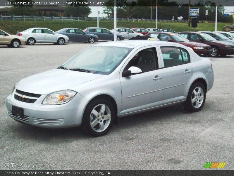 Silver Ice Metallic / Gray 2010 Chevrolet Cobalt LT Sedan