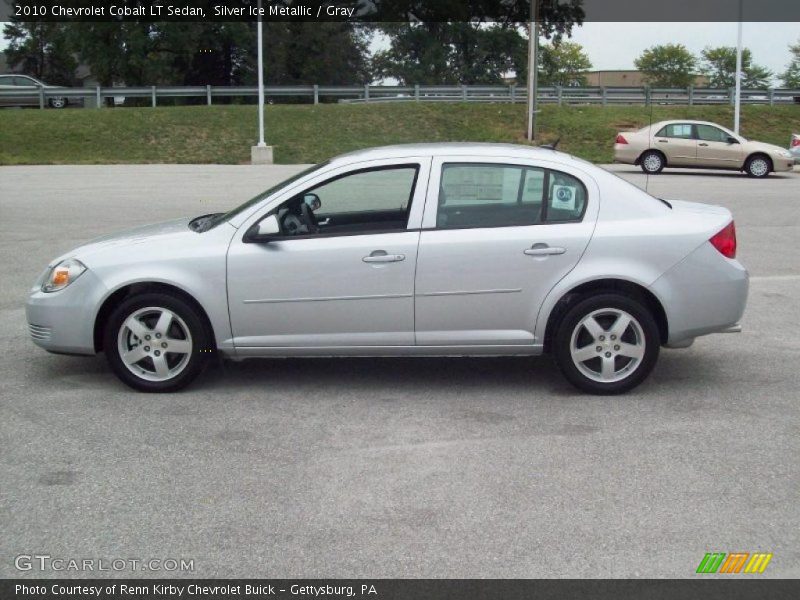Silver Ice Metallic / Gray 2010 Chevrolet Cobalt LT Sedan