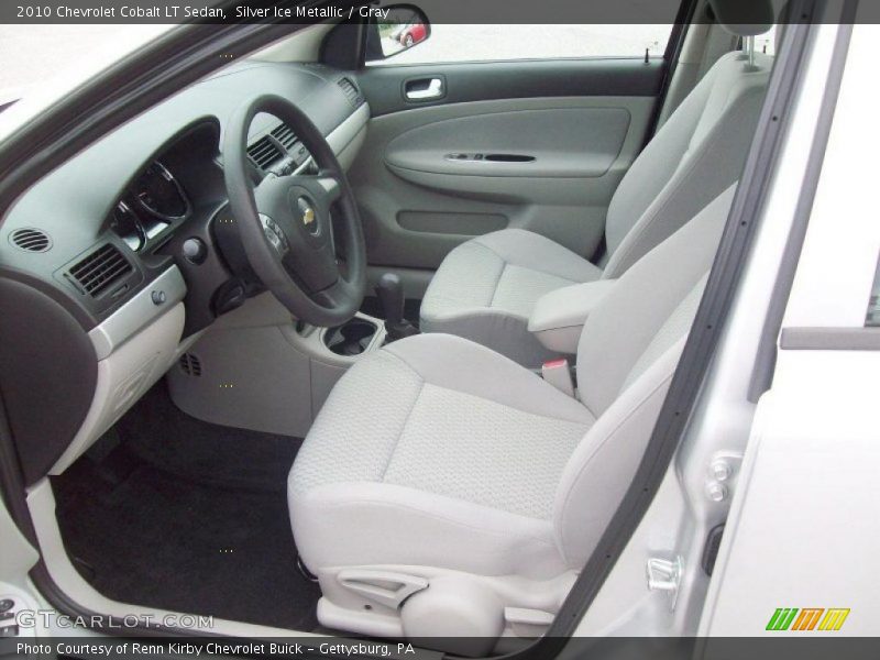 Silver Ice Metallic / Gray 2010 Chevrolet Cobalt LT Sedan