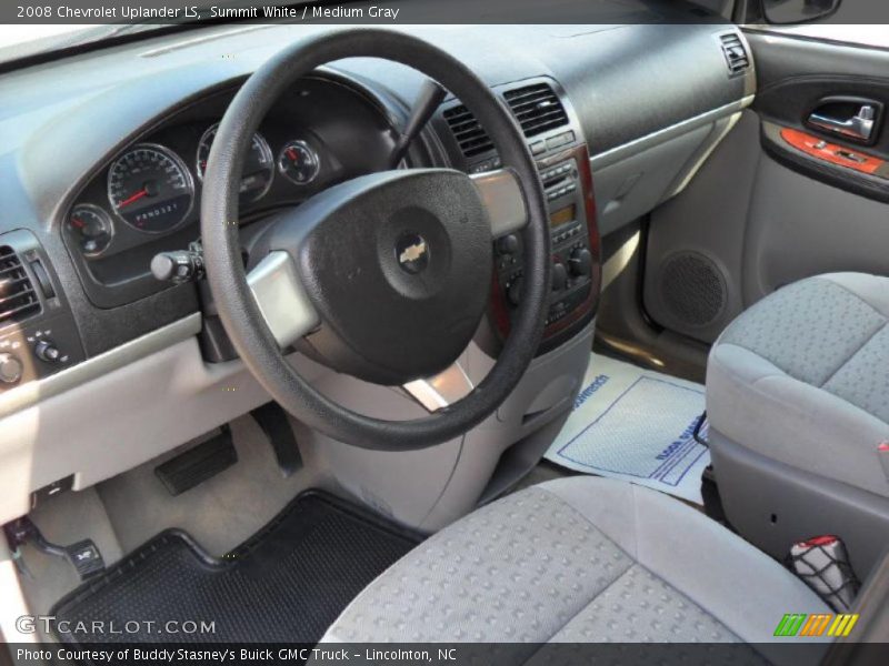 Summit White / Medium Gray 2008 Chevrolet Uplander LS