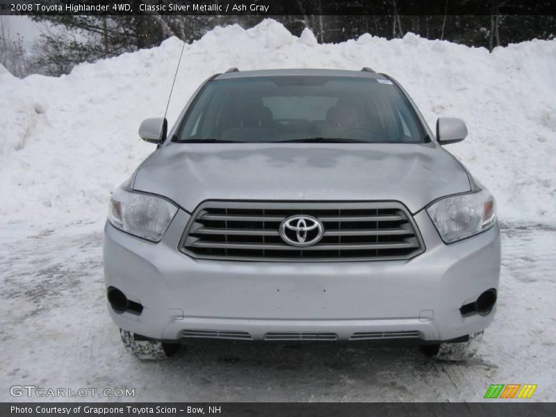 Classic Silver Metallic / Ash Gray 2008 Toyota Highlander 4WD