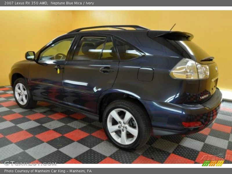 Neptune Blue Mica / Ivory 2007 Lexus RX 350 AWD