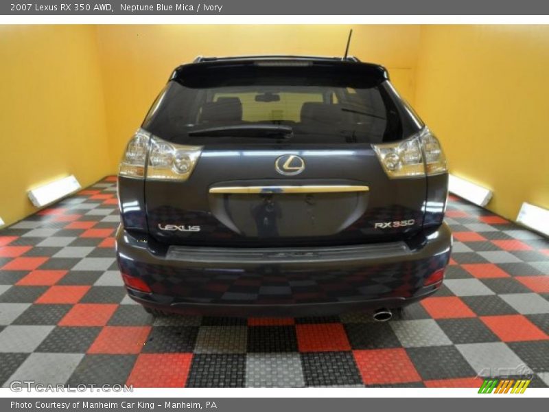 Neptune Blue Mica / Ivory 2007 Lexus RX 350 AWD