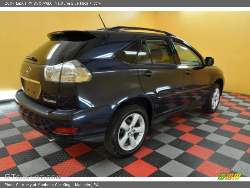 Neptune Blue Mica / Ivory 2007 Lexus RX 350 AWD