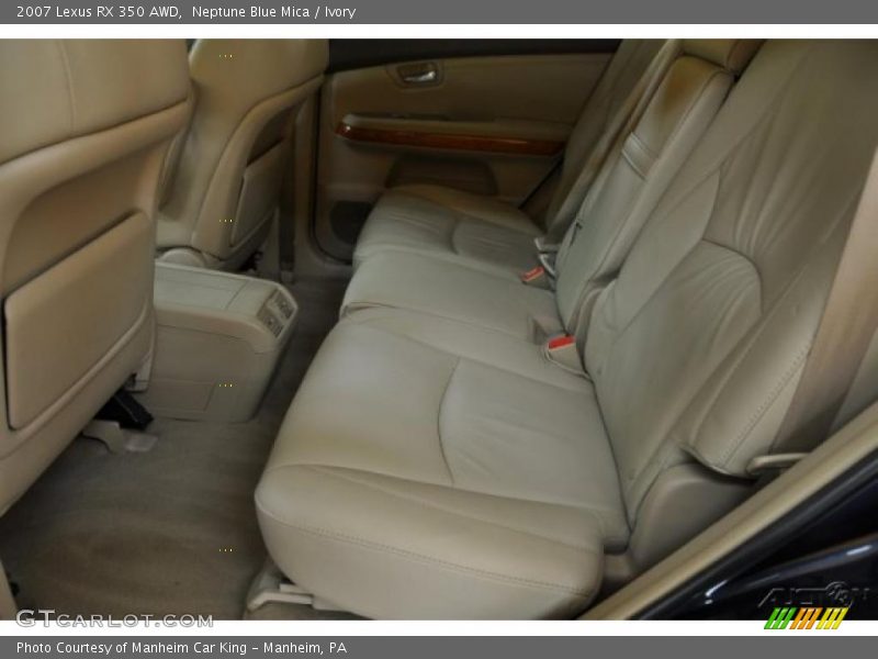 Neptune Blue Mica / Ivory 2007 Lexus RX 350 AWD