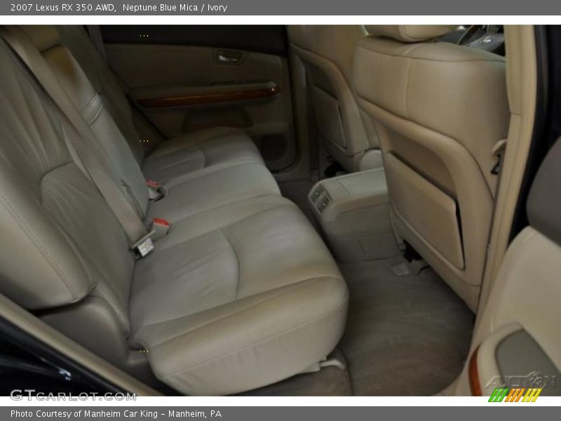Neptune Blue Mica / Ivory 2007 Lexus RX 350 AWD