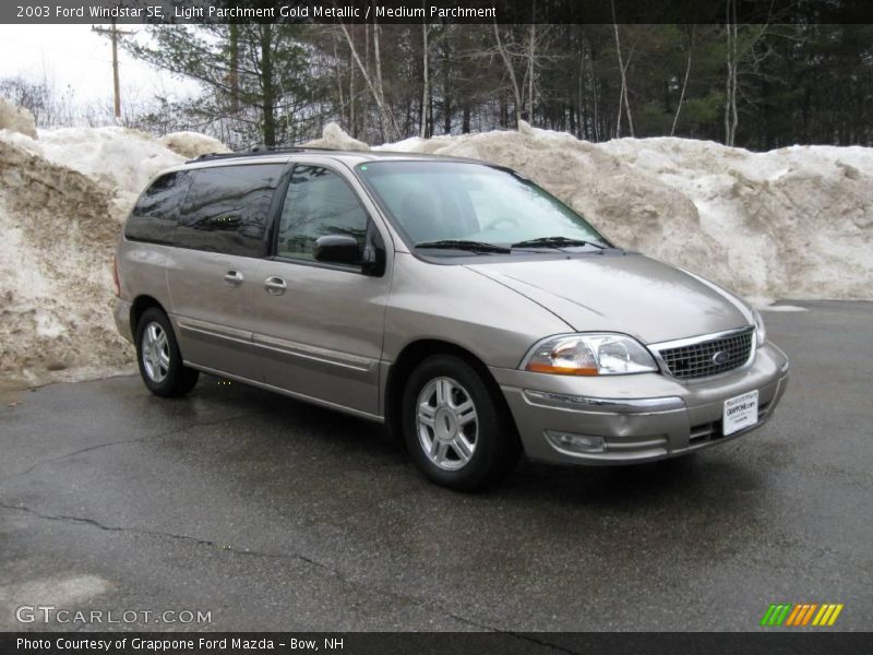 Light Parchment Gold Metallic / Medium Parchment 2003 Ford Windstar SE